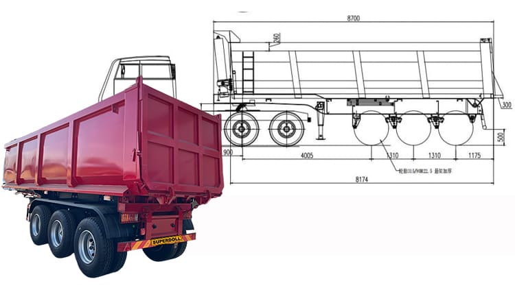 Superdoll Tipping Trailers for Sale | Tipper Tipping Trailer Price in Tanzania, Mtwara