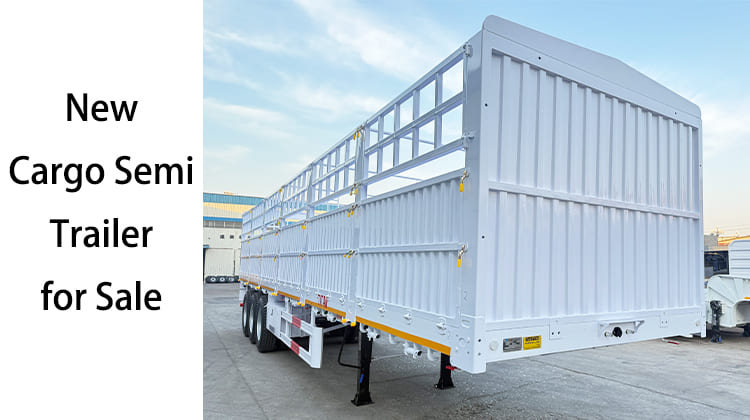 New 80 Ton Fence Cargo Semi Trailer for Sale in Tanzania, Zanzibar