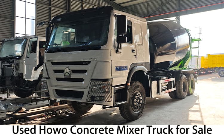 RHD Used Howo Concrete Mixer Truck for Sale in Tanzania, Kilwa Masoko