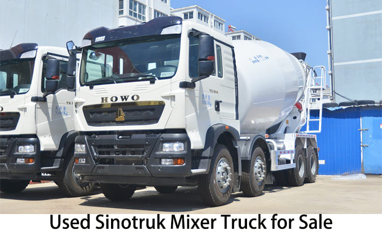 7.5 CBM Used Sinotruk Mixer Truck for Sale in Tanzania, Mtwara