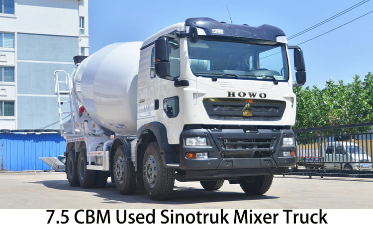 7.5 CBM Used Sinotruk Mixer Truck for Sale in Tanzania, Mtwara