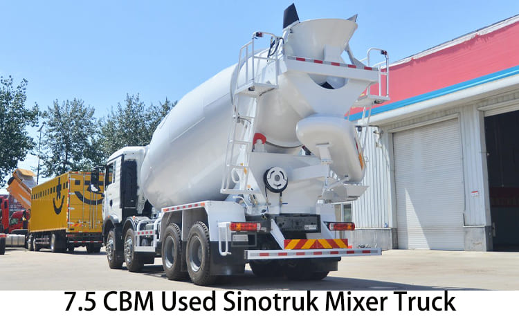 7.5 CBM Used Sinotruk Mixer Truck for Sale in Tanzania, Mtwara