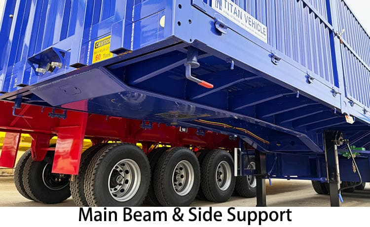 Tri Axle Superdoll Drop Side Trailer for Sale in Tanzania, Tanga