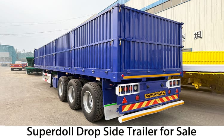 Tri Axle Superdoll Drop Side Trailer for Sale in Tanzania, Tanga
