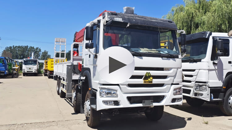 Used Howo Crane Truck for Sale Near Me in Tanzania, Zanzibar