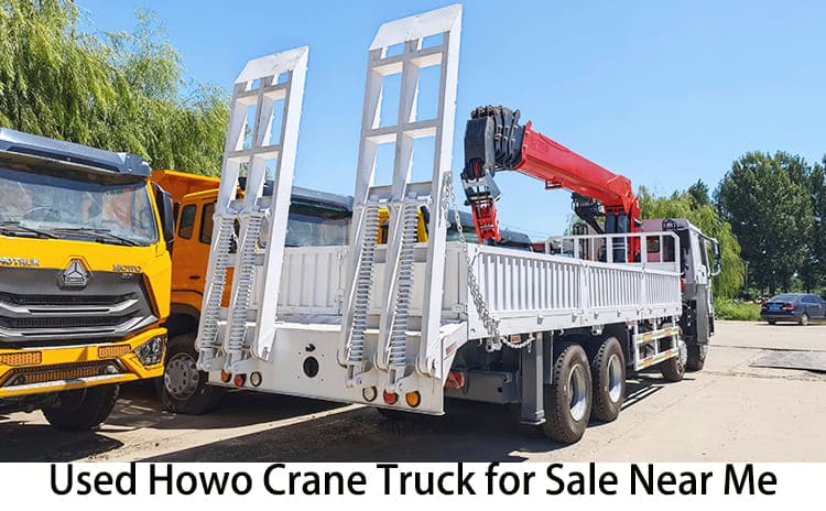 Used Howo Crane Truck for Sale Near Me in Tanzania, Zanzibar