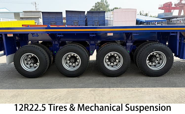 4 Axle Semi Truck Flatbed Trailer Prices for Sale Near Me in Tanzania