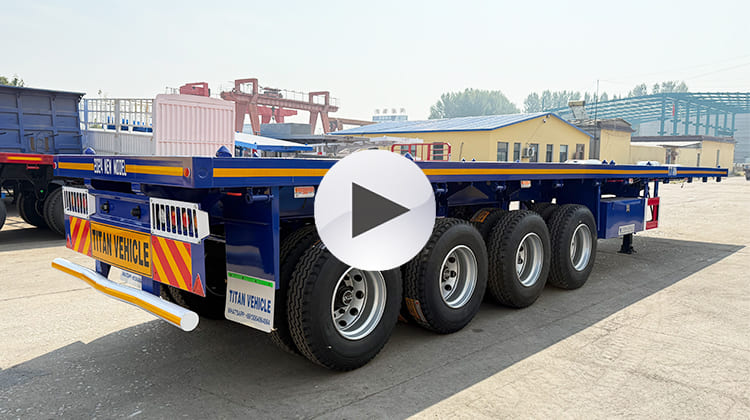 4 Axle Semi Truck Flatbed Trailer Prices for Sale Near Me in Tanzania