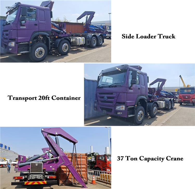 Side Loader Container Truck for Sale In Dar es Salaam - Sidelifter Truck In Tanzania