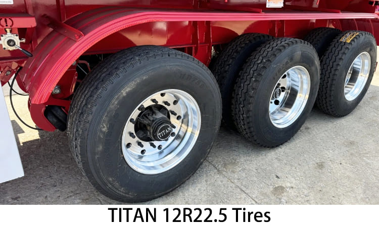 3 Axle Hydraulic Tipper Semi Trailer for Sale in Tanzania