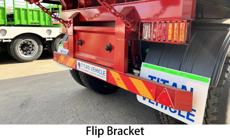 3 Axle Hydraulic Tipper Semi Trailer for Sale in Tanzania