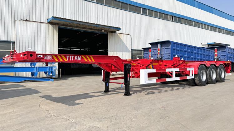 40 Foot/Ft Intermodal Shipping Container Chassis Trailer for Sale in Tanzania
