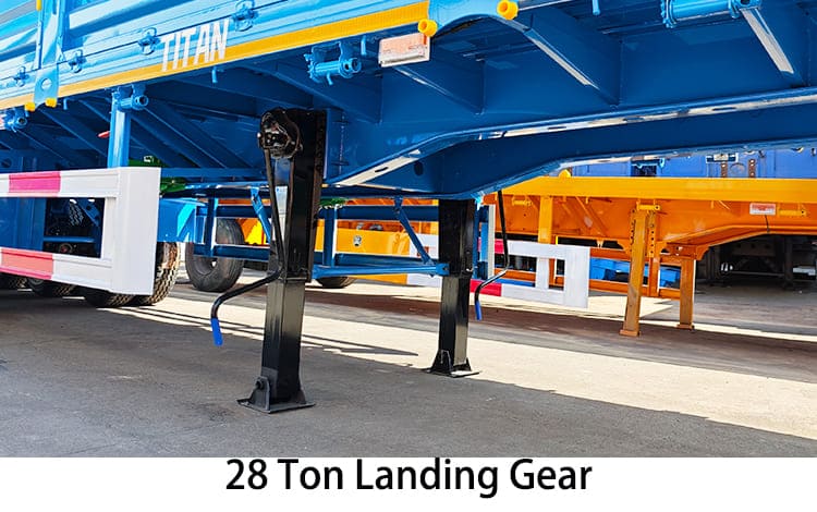 60 Ton Semi Cargo Animal Transport Trailers for Sale in Tanzania, Mtwara