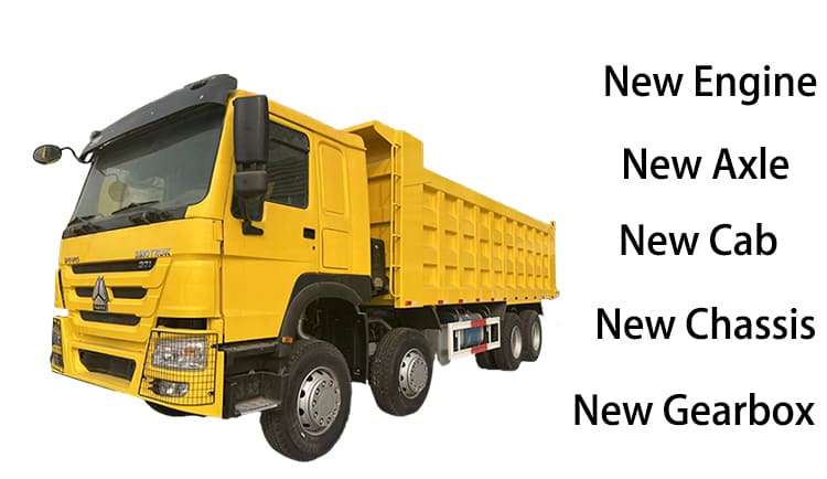 2Nd Hand Sinotruk Howo 8x4 Dump Truck for Sale in Tanzania, Tanga   