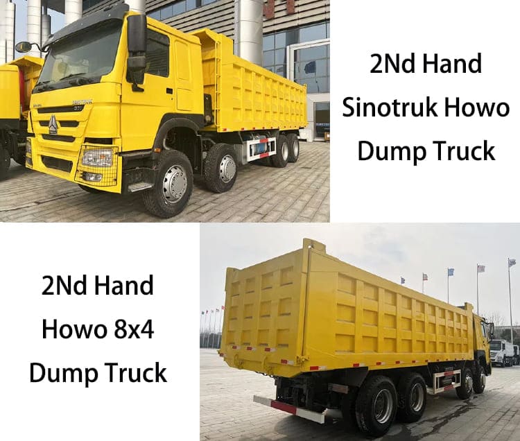 2Nd Hand Sinotruk Howo 8x4 Dump Truck for Sale in Tanzania, Tanga   