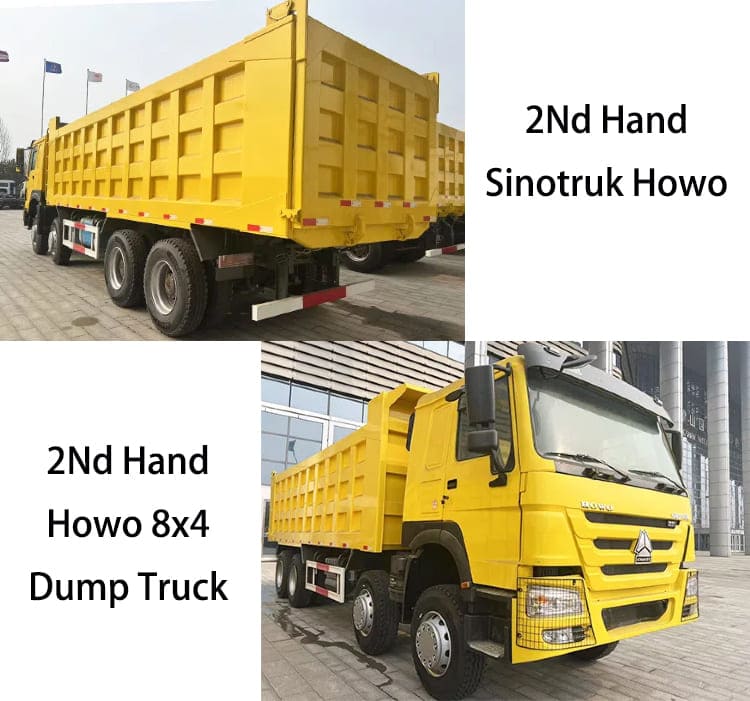 2Nd Hand Sinotruk Howo 8x4 Dump Truck for Sale in Tanzania, Tanga   