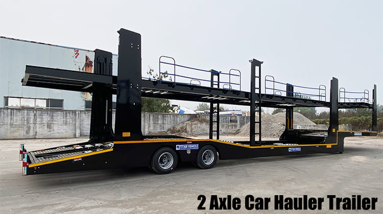 2 Axle 8 Car Hauler Trailer for Sale in Tanzania