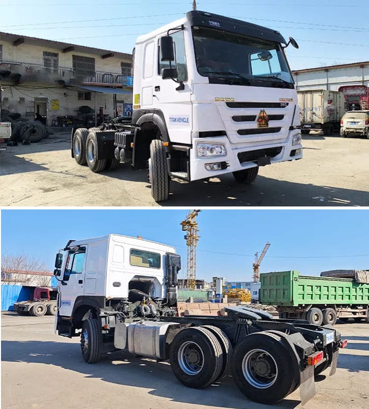 Used Howo Tractor Truck 380HP |  Cheap Used Trucks for Sale in Tanzania