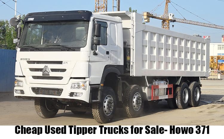 Sinotruk Howo 8x4 Cheap Used Tipper Trucks for Sale in Tanzania
