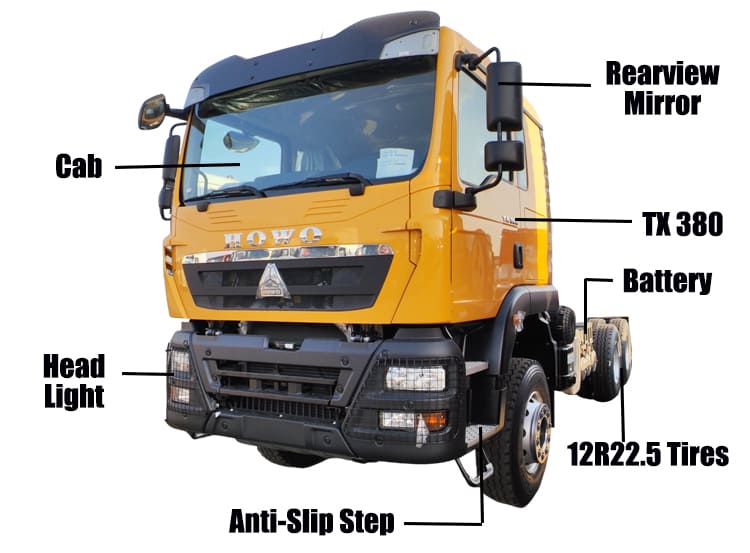 Sinotruk Howo TX 380 Tractor Truck for Sale in Tanzania
