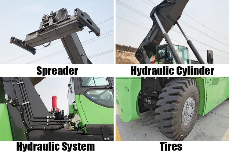 45T Port Reach Stacker Manufacturers for Sale in Tanzania Dar es Salaam