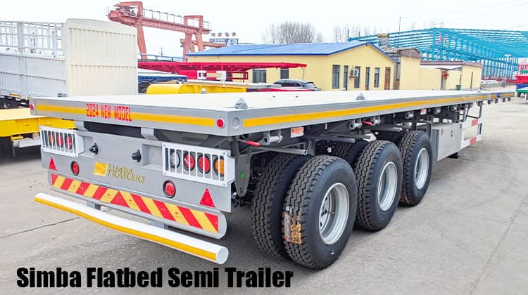 Simba 40Ft Flatbed Semi Trailer for Sale in Tanzania Dar es Salaam
