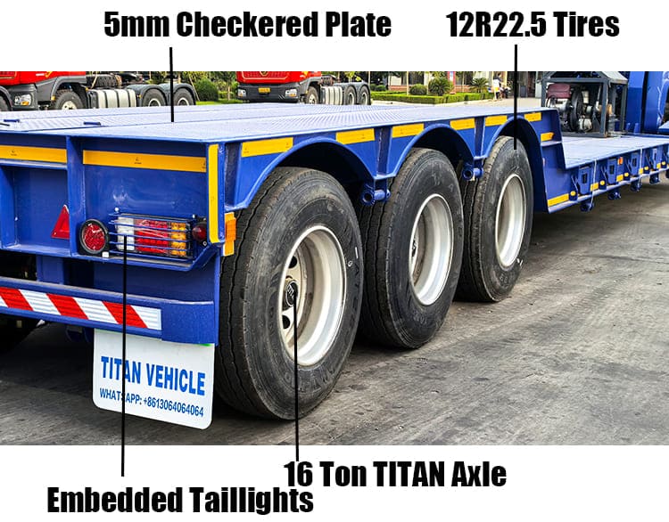 80 Ton Removable Gooseneck Trailer | RGN Trailer in Tanzania Dar Es Salaam