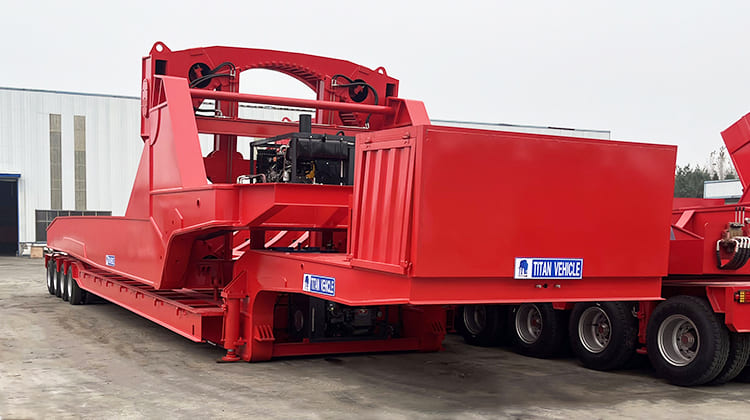 Wind Rotor Blade Adapter Trailer for Sale in Tanzania