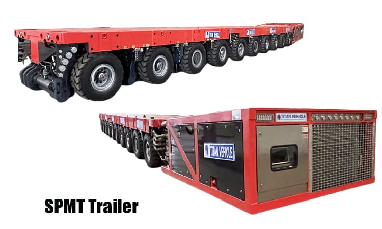 Self Propelled Modular Transporter SPMT Trailer in Dar es Salaam