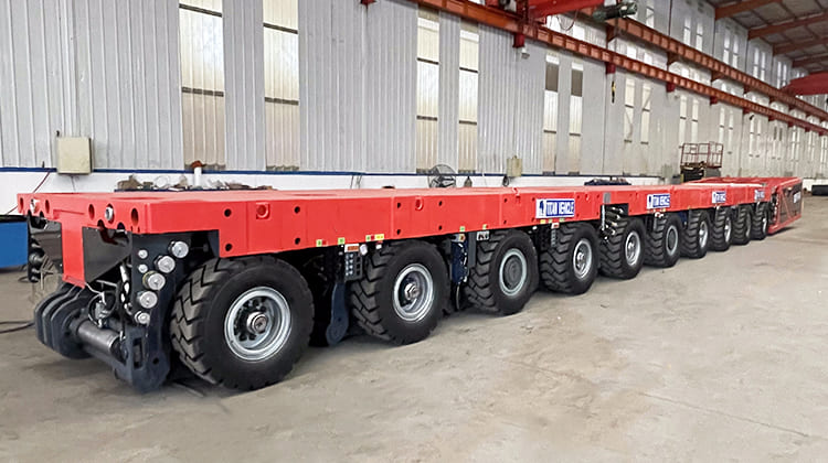 Self Propelled Modular Transporter SPMT Trailer in Dar es Salaam