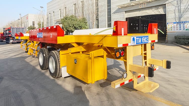 Terminal Semi Trailer Container Chassis for Sale in Tanzania