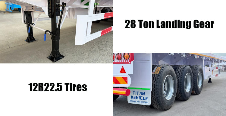 Tri Axle Flat Bed Trailers for Sale Near Me in Dar Es Salaam