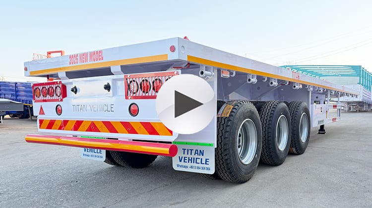 Tri Axle Flat Bed Trailers for Sale Near Me in Dar Es Salaam