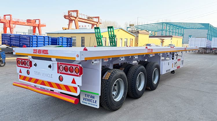 Tri Axle Flat Bed Trailers for Sale Near Me in Dar Es Salaam