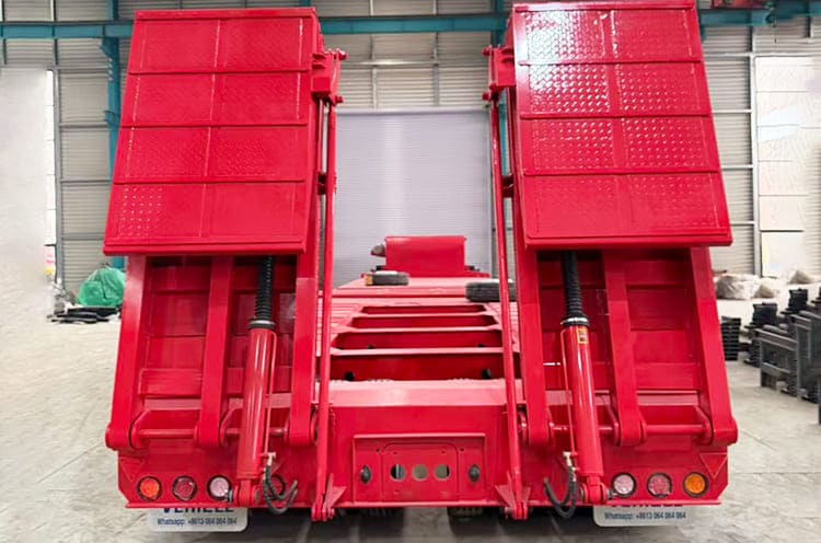 4 Line 8 Axle Semi Low Loader Trailer for Sale in Tanzania