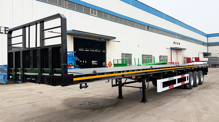 Tri Axle Flatbed Semi Trailer for Sale in Dar Es Salaam 
