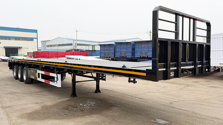 Tri Axle Flatbed Semi Trailer for Sale in Dar Es Salaam 