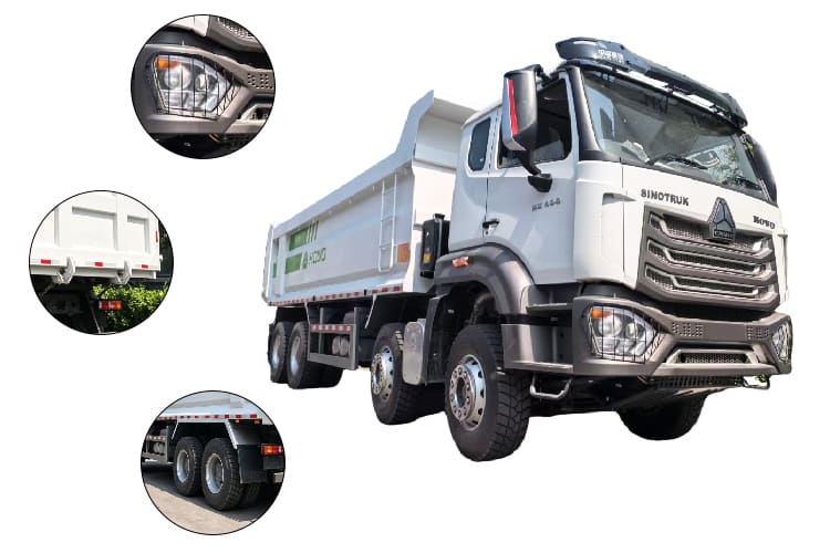RHD Sinotruk Howo NX 8x4 Dump Truck in Dar es Salaam