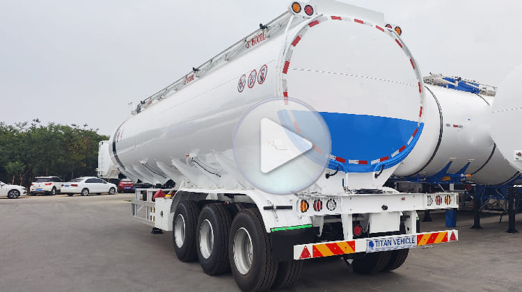 Tri Axle Petrol Tanker Trailer Price for Sale in Dar es Salaam Tanzania