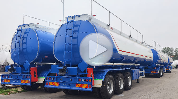 45000 Liters Oil Tanker Semi Trailer in Dar es Salaam Tanzania 