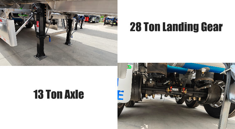 Aluminum Diesel Fuel Tanker Trailer for Sale in Dar es salaam