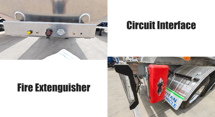 Aluminum Diesel Fuel Tanker Trailer for Sale in Dar es salaam