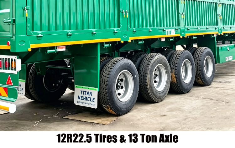 4 Axle Fence Cargo Semi Trailer Price for Sale in Dar es Salaam