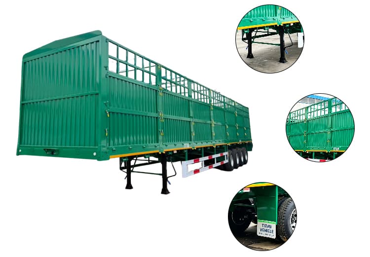 4 Axle Fence Cargo Semi Trailer Price for Sale in Dar es Salaam