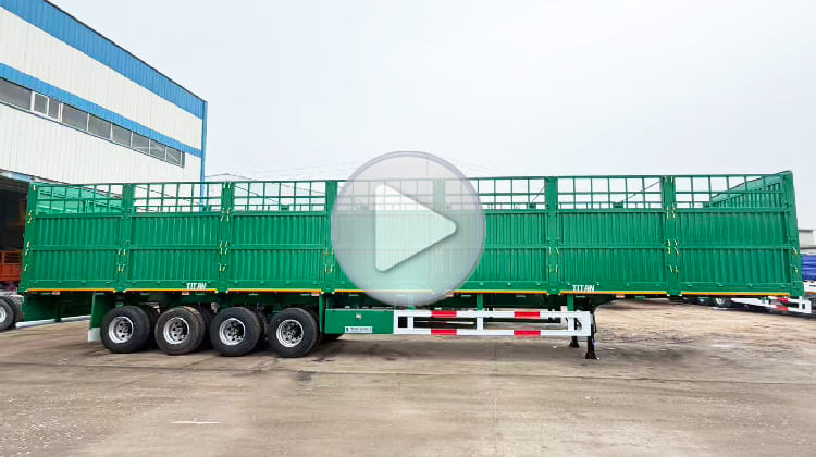 4 Axle Fence Cargo Semi Trailer Price for Sale in Dar es Salaam