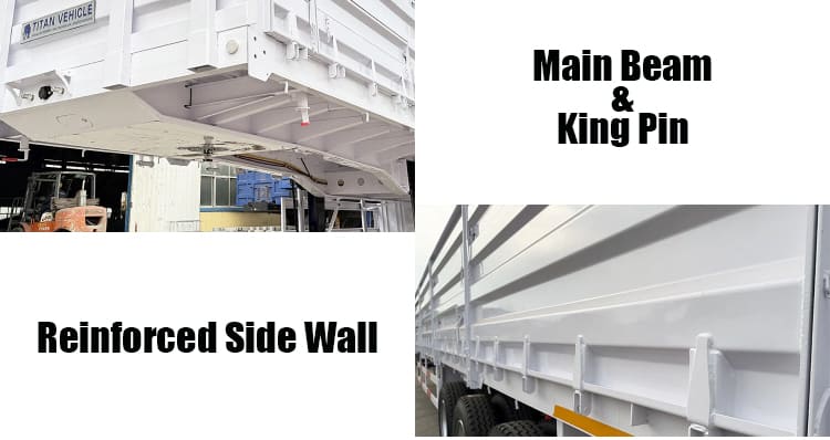 60 Ton Side Board Grain Trailers for Sale in Dar es Salaam