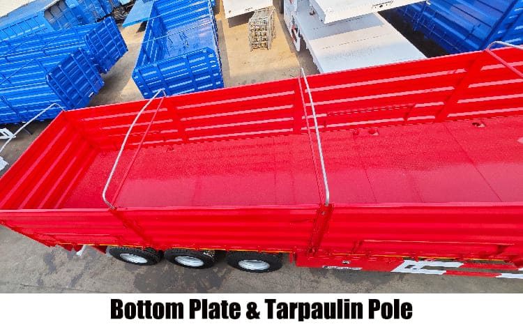 Tri axle Dropside Trailer for Sale in Tanzania