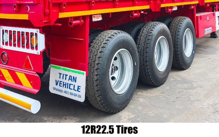 Tri axle Dropside Trailer for Sale in Tanzania