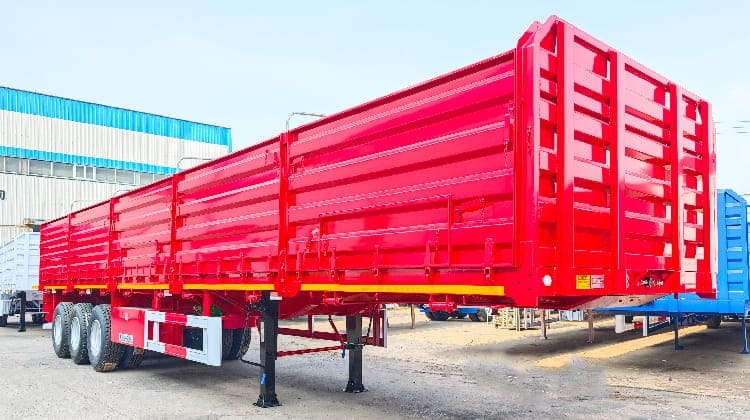 Tri axle Dropside Trailer for Sale in Tanzania