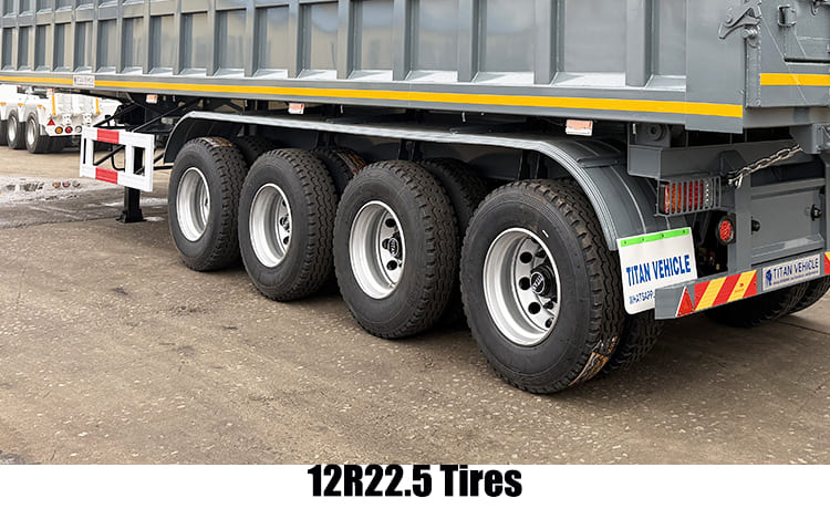 4 Axle Tipper Semi Trailer for Sale in Dar es Salaam  